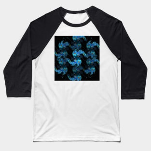 Forget-me-not fractals Baseball T-Shirt